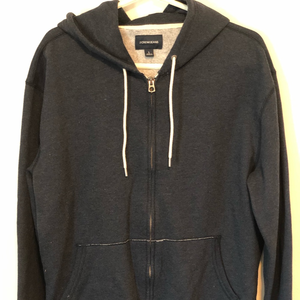 Full zip, fleece lined hoodie.